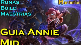 Annie Hextech vs veigar s7 mid  Guia annie s7 español  RUNAS MAESTRIAS Y BUILD [upl. by Pillyhp379]