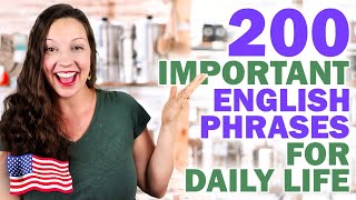 200 Important English Expressions English vocabulary lesson [upl. by Anirak]