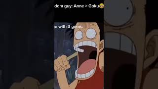 Goku vs Anne real battle💀 meme joke [upl. by Ashien]