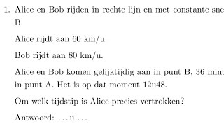 2988 KMS Gemeenschappelijke Proef Wiskunde 2023 Vraag 1 [upl. by Anikahs584]