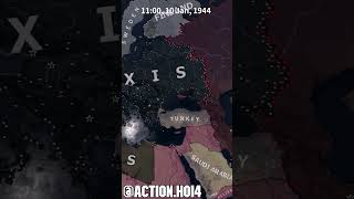 FrancoBritish Union in WW2  HOI4 TIMELAPSE ww2 shorts hoi4 timelapse war [upl. by Conni]