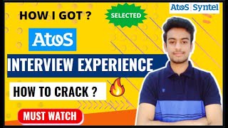 Atos  Syntel  Interview Experience  Exam Pattern  How to prepare  Must watch  Tips amp tricks [upl. by Page617]