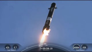 SpaceX launches 114 satellites in first flight of 2023 booster lands in Florida [upl. by Airehc562]