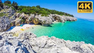 KATO LAGADI beach in 4K Kefalonia [upl. by Yznil]