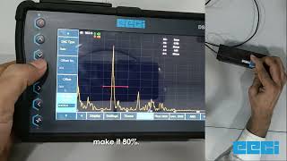 UItrasonic Flaw Detector DS 702  Plotting DAC on DAC block [upl. by Naitsirc]