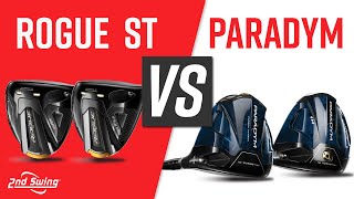 Callaway Drivers Comparison  Rogue ST vs Paradym Drivers [upl. by Eimor]