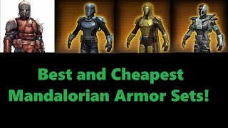 SWTOR Top 8 Mandalorian Armor Sets [upl. by Latsirc885]