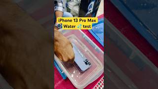 iPhone 13 Pro Max water 💦 test watertest iphone13promax viralvideo [upl. by Anauq]