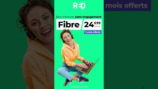 RED by SFR  Abonnement Fibre sans engagement à 2499 euros par mois [upl. by Sonafets481]