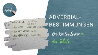 Adverbialbestimmungen  so fragst du nach diesen Satzgliedern  Klasse 5 [upl. by Fanechka493]