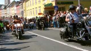 Harley Davidson Parade 2013 in Kärnten [upl. by Eliak]