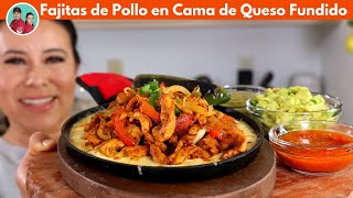 Fajitas de Pollo a Otro Nivel  para unos buenos Tacos con tortilla de Harina [upl. by Gesner]