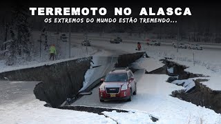 POLOS DA TERRA ESTÃO TREMENDO  TERREMOTO NO ALASCA [upl. by Ardiekal]