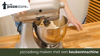 Zo maak je pizzadeeg met een keukenmachine 🍕 [upl. by Eineg]