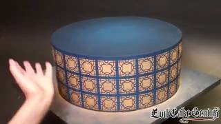 Moroccan Lattice Cake Stencil [upl. by Gagliano]