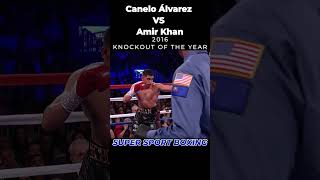 2016 Knockout Of The Year  Canelo Alvarez VS Amir Khan  6Th Round KO canelo amirkhan boxing [upl. by Amoritta]