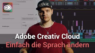 Adobe Creativ Cloud Einfach Sprache ändern [upl. by Yajiv12]