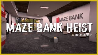 FiveM Maze Bank Heist ESXQB  T1GER [upl. by Briscoe]