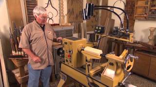 Powermatic 4224B Lathe Woodturning [upl. by Htebazileharas605]