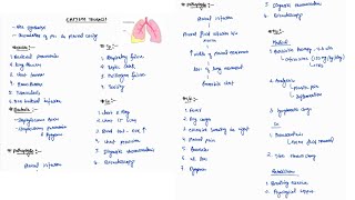 EMPHYEMA THORACISPYOTHORAX NOTES  GENERAL SURGERY ONE PAGE NOTES  SURGERY  4TH PROFF  MBBS [upl. by Adai]