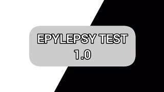 Epilepsy Test 10 [upl. by Janelle744]