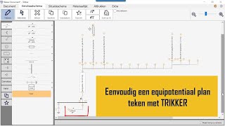 Eenvoudig een equipotentiaal of aardingsplan tekenen met Trikker [upl. by Noied823]