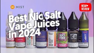 8 Best Nic Salt Vape Juices in 2024 [upl. by Leopoldine]