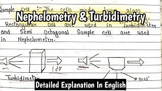 Nephelometry amp Turbidimetry Basic Introduction  Principle Instrumentation  mscnotes bscnotes [upl. by Philipson]