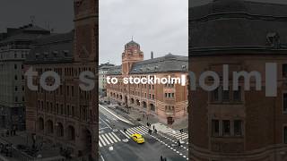 Gothenburg to Stockholm travel europe gothenburg sweden stockholm nordic [upl. by Kaylee90]