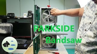 Parkside Lidl bandsaw assembly and test [upl. by Heaps]