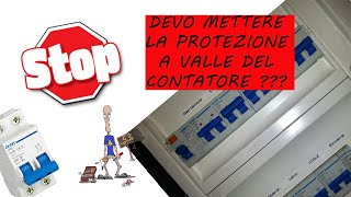 Protezione a valle del contatore Enel [upl. by Thia151]