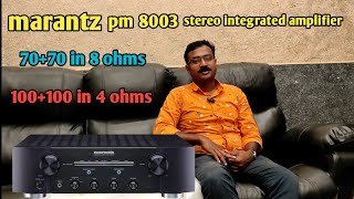 marantz pm 8003 stereo amplifier  episode 179 [upl. by Alekram]