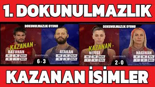 Survivor 1 Dokunulmazlık Oyunu Kazanan Yarışmacılar [upl. by Scholem40]