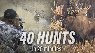 40 Rifle Hunts in 20 Minutes Eastmans’ Hunting Journal [upl. by Ellswerth]