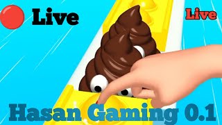 POP RUN 3D Gaming what Hasan Gaming 01 Live 🔴📲✅💸 10d d [upl. by Niwri]