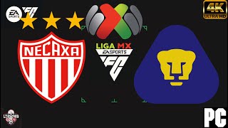 NECAXA VS PUMAS  LIGA MX EAFC 24 [upl. by Rinee]