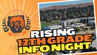 Rising 12th Grade Information Night 2024 [upl. by Faludi530]