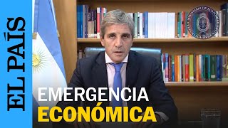 ARGENTINA  Anuncian medidas económicas de emergencia  EL PAÍS [upl. by Eyllek696]