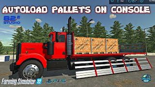 FS22  AUTOLOAD PALLETS ON CONSOLE   TLX Phoenix Series  Farming Simulator 22  PS5 [upl. by Aronson]