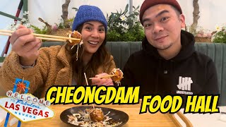 Checking out Las Vegas NEWEST Asian Food Hall Cheongdam Food Hall [upl. by Luther459]