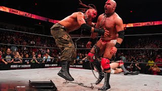 The Briscoes vs FTR Double Dog Collar Match ROH Final Battle 2022 Highlights [upl. by Basham]