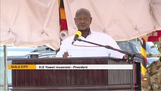 Museveni addresses Parliament in Gulu MPs appreciate the President on the fouracre model emphasis [upl. by Annig]