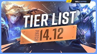 NEW TIER LIST for PATCH 1412  League of Legends [upl. by Estrin]