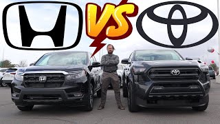 2024 Toyota Tacoma vs 2024 Honda Ridgeline Which Truck Is Superior [upl. by Nyleuqcaj915]