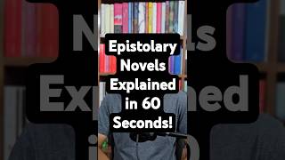 Epistolary Novels Explained in 60 Seconds shorts literaryterms [upl. by Uzial193]