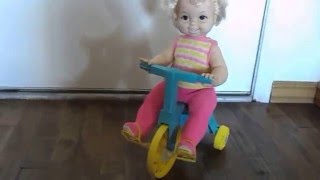 Vintage Baby Tippee Toes Rides Her Trike 1967 [upl. by Petrick574]