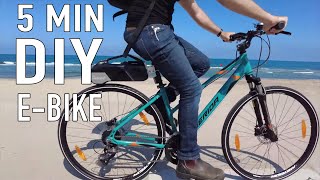 The Easiest DIY Electric Bike Kit Ive Ever Used Rubbee X [upl. by Eiznekcam]