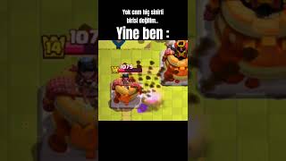 Ana gule keşfet komikvideolar clashroyale clashroyaleshorts crtolgat firecracker sinir oyun [upl. by Yddub557]