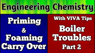 Priming amp Foaming in boiler l Boiler Troubles l Carry Over l Priming l Foaming I Boiler Problems [upl. by Enneire]