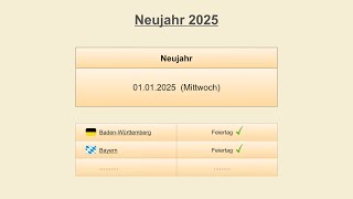 Neujahr 2025 [upl. by Maddox]